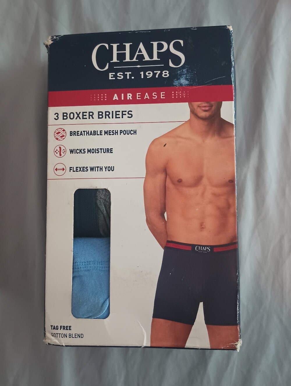 Chaps Men's Airease Boxer Briefs Underwear